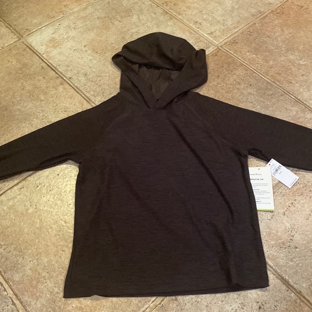 Old Navy Active Girls Black Hoodie Size 5